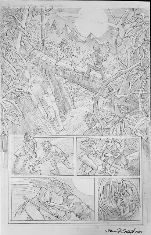 No'madd Scrolls of Battle Quest pg. 1 by Aaron McConnell